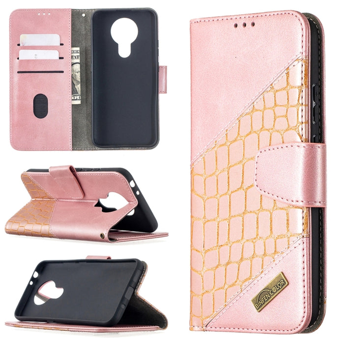 Funda de cuero PU con tapa horizontal y textura de cocodrilo a juego con billetera, soporte y ranuras para tarjetas, For Nokia 2.4, For Nokia 3.4, For Xiaomi Mi 10T / 10 Pro 5G, For Xiaomi Mi 10T Lite 5G, For Xiaomi Mi Poco X3