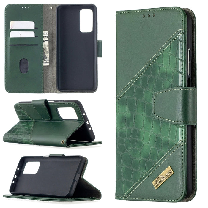 Funda de cuero PU con tapa horizontal y textura de cocodrilo a juego con billetera, soporte y ranuras para tarjetas, For Nokia 2.4, For Nokia 3.4, For Xiaomi Mi 10T / 10 Pro 5G, For Xiaomi Mi 10T Lite 5G, For Xiaomi Mi Poco X3
