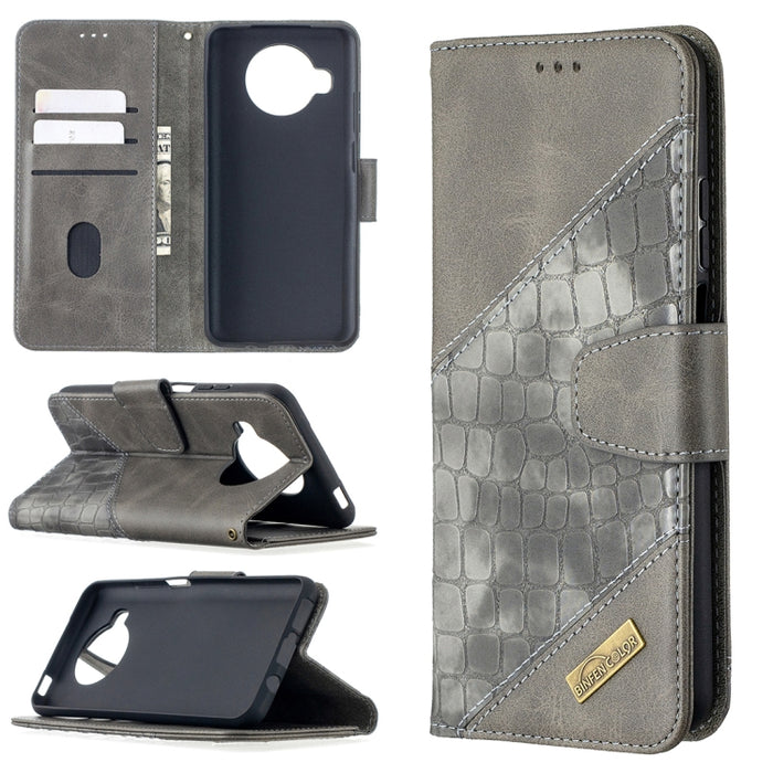 Funda de cuero PU con tapa horizontal y textura de cocodrilo a juego con billetera, soporte y ranuras para tarjetas, For Nokia 2.4, For Nokia 3.4, For Xiaomi Mi 10T / 10 Pro 5G, For Xiaomi Mi 10T Lite 5G, For Xiaomi Mi Poco X3
