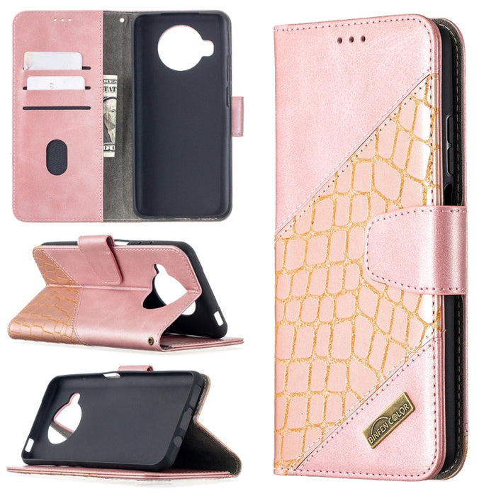 Funda de cuero PU con tapa horizontal y textura de cocodrilo a juego con billetera, soporte y ranuras para tarjetas, For Nokia 2.4, For Nokia 3.4, For Xiaomi Mi 10T / 10 Pro 5G, For Xiaomi Mi 10T Lite 5G, For Xiaomi Mi Poco X3