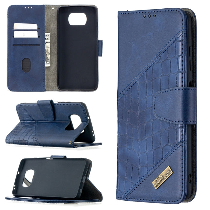 Funda de cuero PU con tapa horizontal y textura de cocodrilo a juego con billetera, soporte y ranuras para tarjetas, For Nokia 2.4, For Nokia 3.4, For Xiaomi Mi 10T / 10 Pro 5G, For Xiaomi Mi 10T Lite 5G, For Xiaomi Mi Poco X3