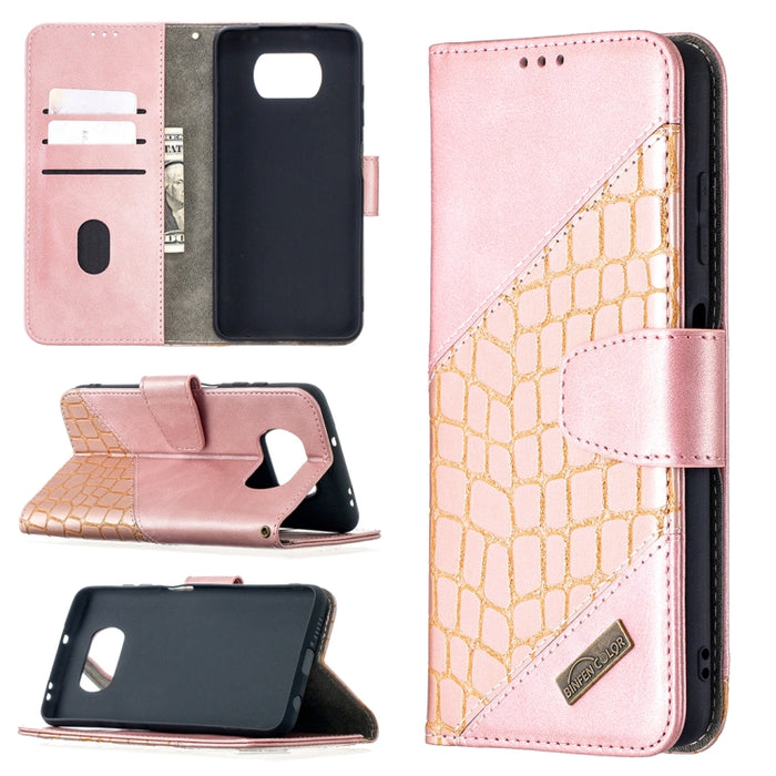 Funda de cuero PU con tapa horizontal y textura de cocodrilo a juego con billetera, soporte y ranuras para tarjetas, For Nokia 2.4, For Nokia 3.4, For Xiaomi Mi 10T / 10 Pro 5G, For Xiaomi Mi 10T Lite 5G, For Xiaomi Mi Poco X3