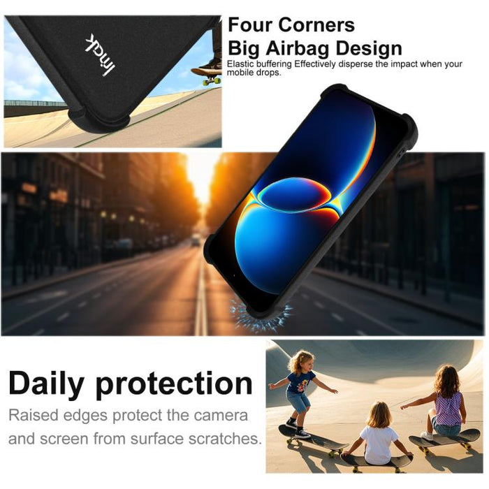 Funda para teléfono Imak a prueba de golpes con airbag de TPU, For Redmi K90 Max 5G, For Redmi A7 Pro 171mm / Poco C85x 5G, For Redmi 15a 5G