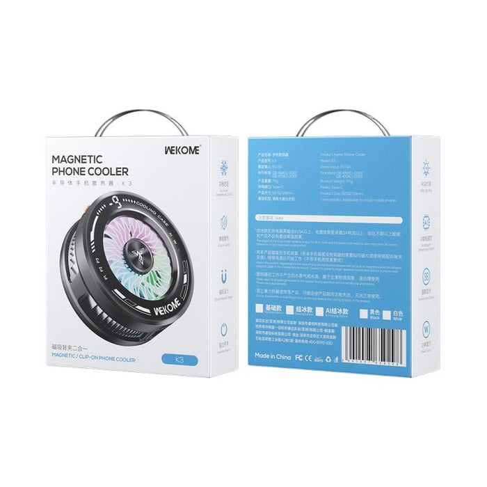 Refrigerador inteligente para teléfonos móviles WK K3 con control de temperatura, K3