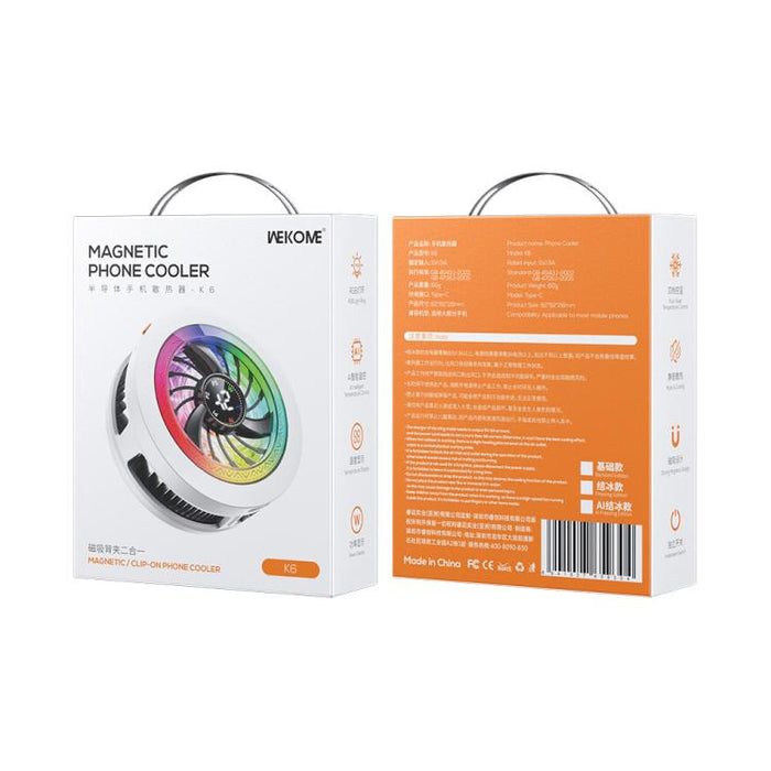 Refrigerador para teléfonos móviles WK K6 con control de temperatura avanzado, K6
