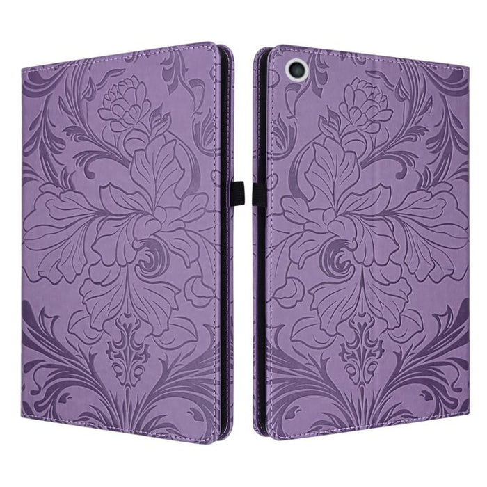 Funda para tablet de piel vegana con estampado floral en relieve y función de encendido/apagado automático., For iPad Air 13 2026/2025/2024, For iPad Air 11 2024/2025/2026, For iPad Pro 11 2024 / 2025, For iPad 2025 / 2022, For iPad mini 6 / mini 2024 ...