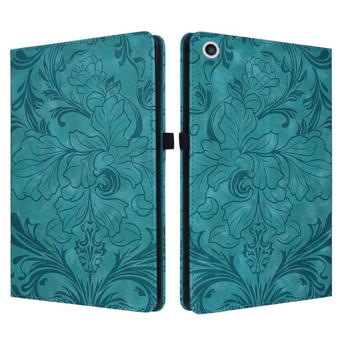 Funda para tablet de piel vegana con estampado floral en relieve y función de encendido/apagado automático., For iPad Air 13 2026/2025/2024, For iPad Air 11 2024/2025/2026, For iPad Pro 11 2024 / 2025, For iPad 2025 / 2022, For iPad mini 6 / mini 2024 ...