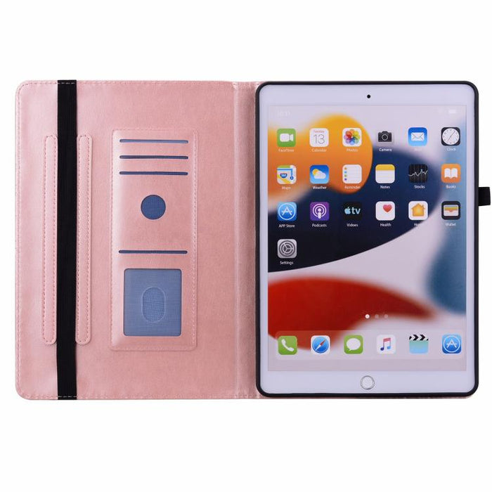 Funda para tablet de piel vegana con estampado floral en relieve y función de encendido/apagado automático., For iPad Air 13 2026/2025/2024, For iPad Air 11 2024/2025/2026, For iPad Pro 11 2024 / 2025, For iPad 2025 / 2022, For iPad mini 6 / mini 2024 ...
