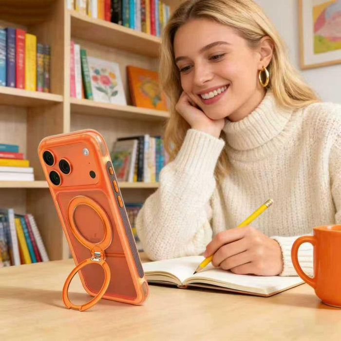 Funda para teléfono con soporte magnético Mutual ArtShield Series, For iPhone 17 Pro Max, For iPhone 17 Pro