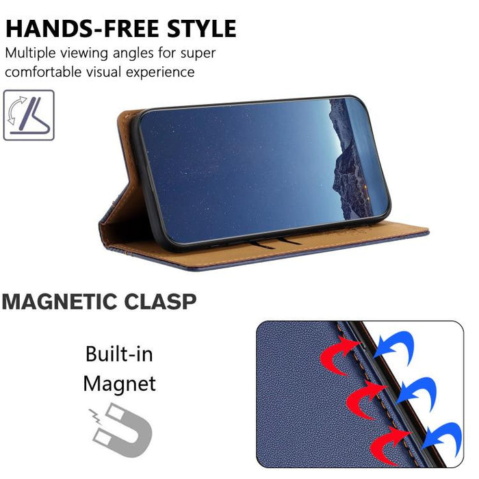 Funda para teléfono de cuero vegano resistente a los arañazos con diseño de costuras, For iPhone 17e / 16e, For iPhone 17 Pro Max, For iPhone 17 Pro, For iPhone 17, For iPhone Air, For iPhone 16 Pro Max, For iPhone 16 Pro, For iPhone 16 Plus           ...