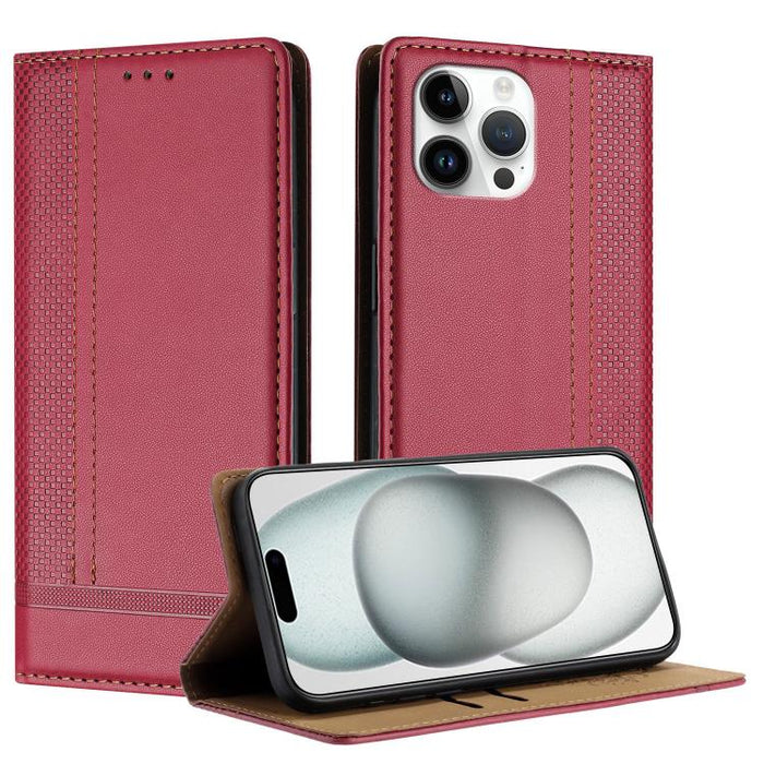Funda para teléfono de cuero vegano resistente a los arañazos con diseño de costuras, For iPhone 15, For iPhone 14 Plus, For iPhone 14 Pro, For iPhone 14 Pro Max, For iPhone 8/7/6/SE 2022, For iPhone 13 Pro Max, For iPhone 13 Pro, For iPhone 13 / 14   ...