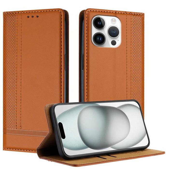 Funda para teléfono de cuero vegano resistente a los arañazos con diseño de costuras, For iPhone 15, For iPhone 14 Plus, For iPhone 14 Pro, For iPhone 14 Pro Max, For iPhone 8/7/6/SE 2022, For iPhone 13 Pro Max, For iPhone 13 Pro, For iPhone 13 / 14   ...