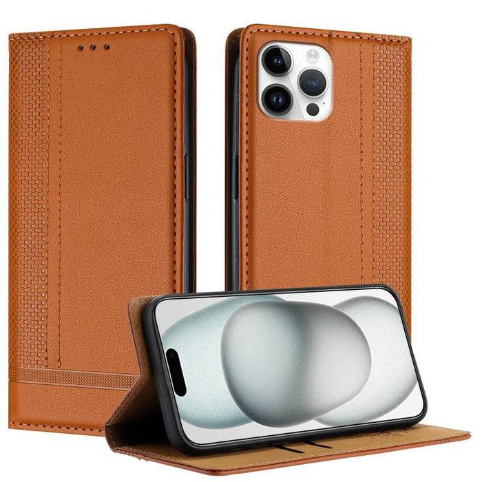 Funda para teléfono de cuero vegano resistente a los arañazos con diseño de costuras, For iPhone 15, For iPhone 14 Plus, For iPhone 14 Pro, For iPhone 14 Pro Max, For iPhone 8/7/6/SE 2022, For iPhone 13 Pro Max, For iPhone 13 Pro, For iPhone 13 / 14   ...