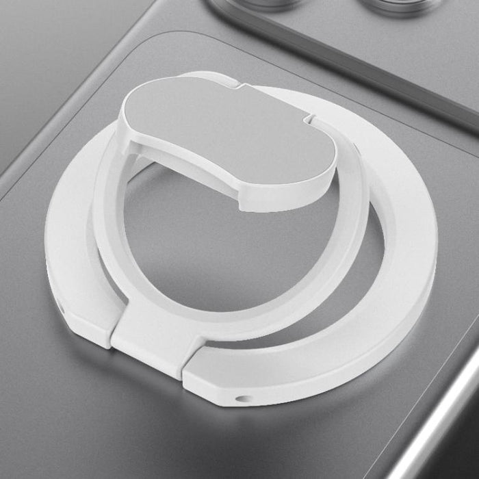 Soporte para teléfono con anillo magnético plegable de doble cara y color sólido