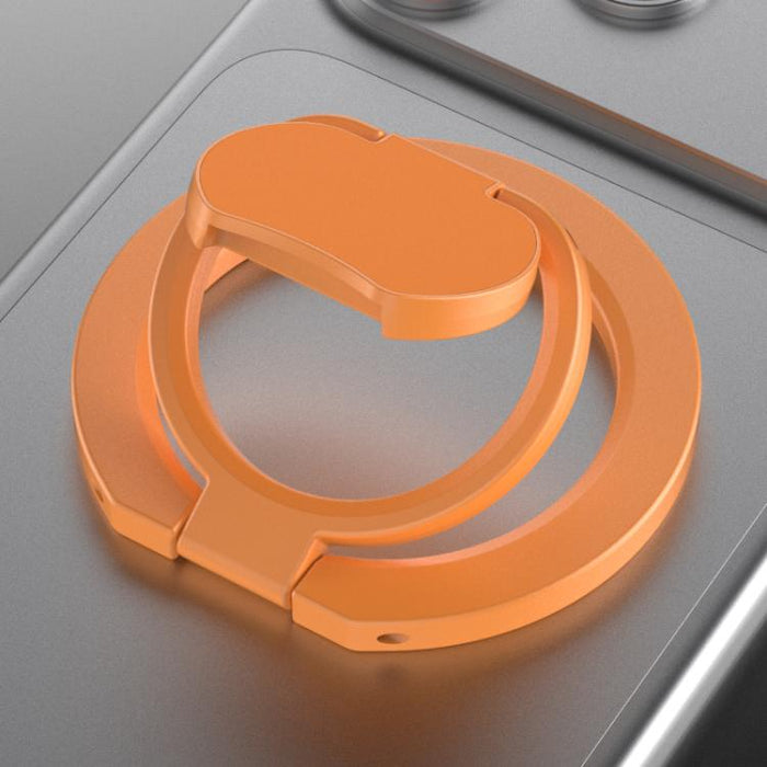 Soporte para teléfono con anillo magnético plegable de doble cara y color sólido