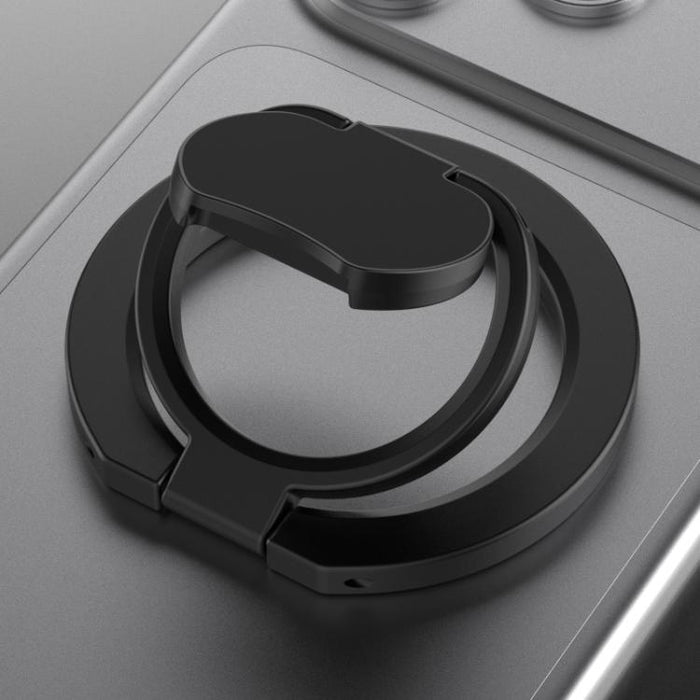 Soporte para teléfono con anillo magnético plegable de doble cara y color sólido