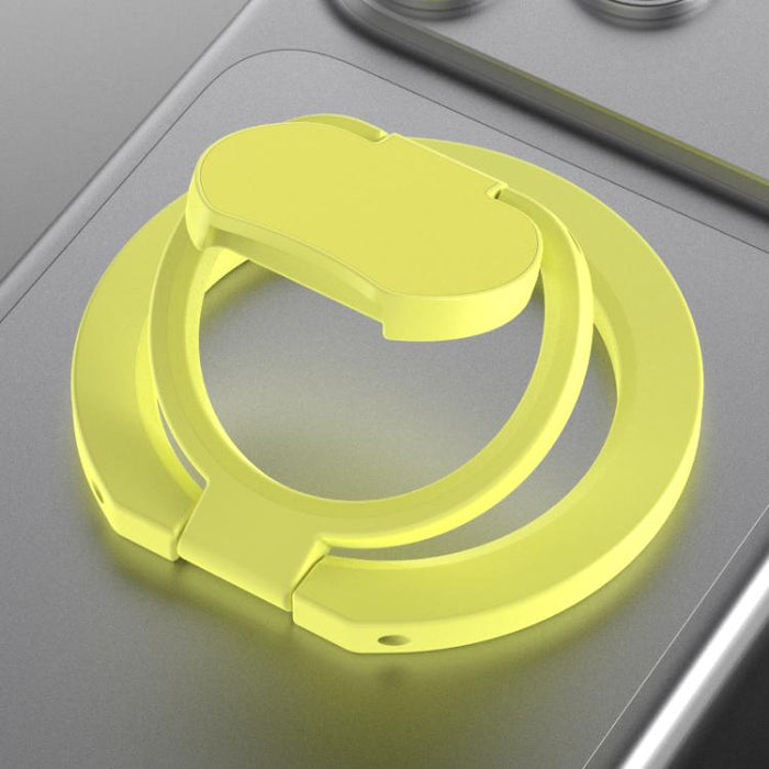 Soporte para teléfono con anillo magnético plegable de doble cara y color sólido