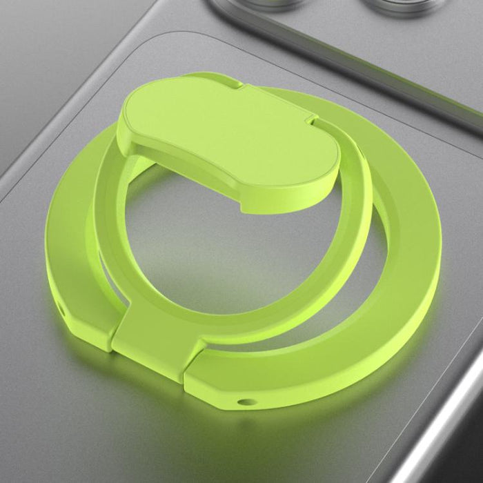Soporte para teléfono con anillo magnético plegable de doble cara y color sólido