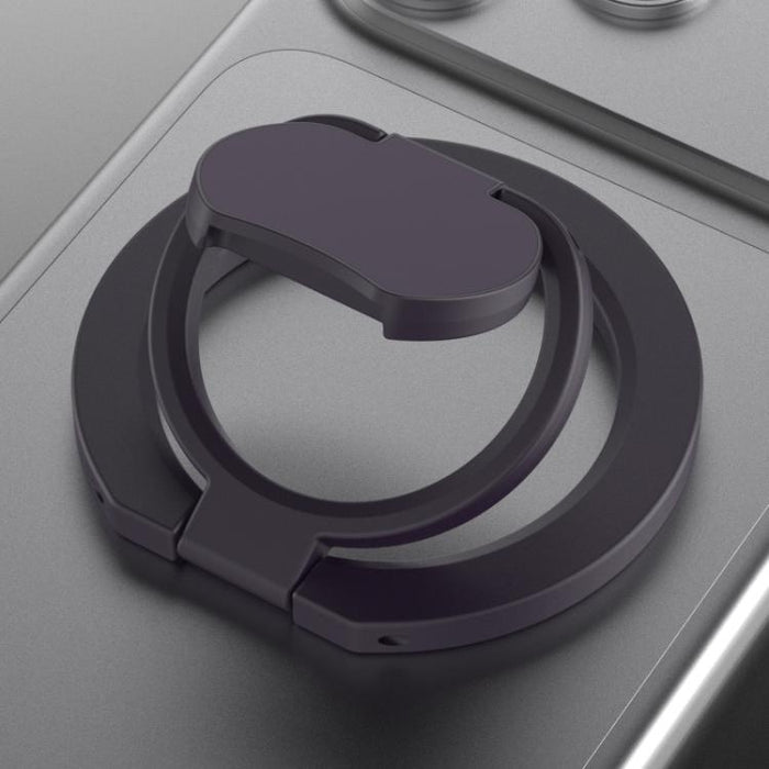 Soporte para teléfono con anillo magnético plegable de doble cara y color sólido