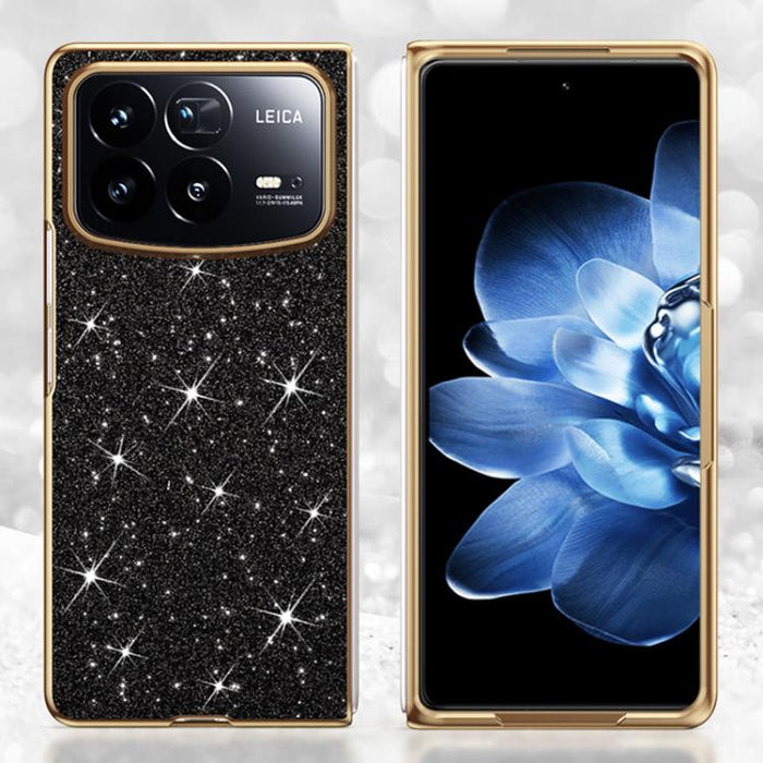 Funda para teléfono antigolpes con purpurina y acabado galvanizado, For Xiaomi Mix Flip 2, For Xiaomi Mix Flip, For Xiaomi Mix Fold 4, For Xiaomi Mix Fold 3