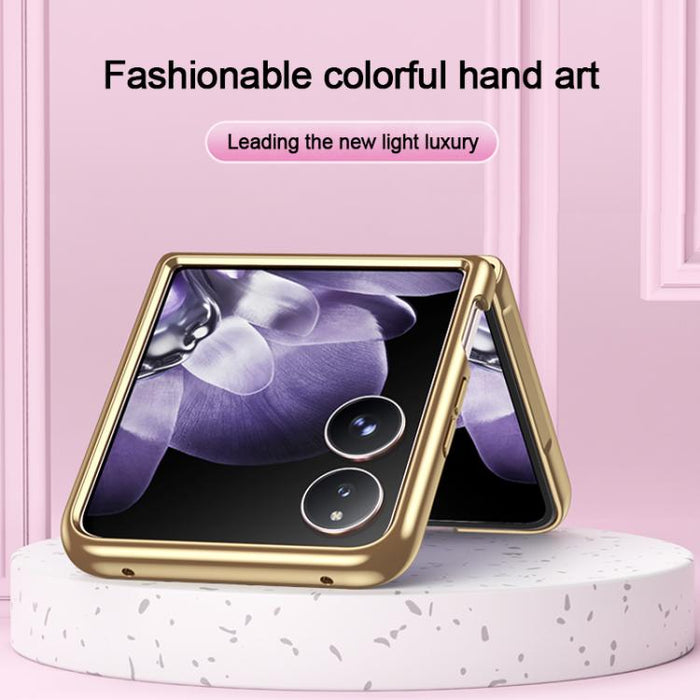 Funda para teléfono antigolpes con purpurina y acabado galvanizado, For Xiaomi Mix Flip 2, For Xiaomi Mix Flip, For Xiaomi Mix Fold 4, For Xiaomi Mix Fold 3