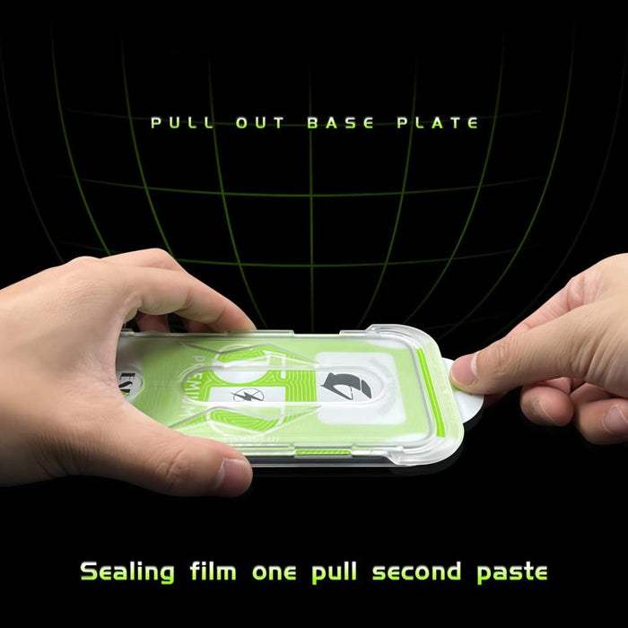 10 unidades de película de vidrio templado HD curva 5D de fácil instalación para cajas a prueba de polvo, For iPhone 17e / 16e / 14 / 13 Pro, For iPhone 17 Pro Max, For iPhone 17 Pro, For iPhone 17 / 16 Pro, For iPhone Air, For iPhone 16 Pro Max       ...