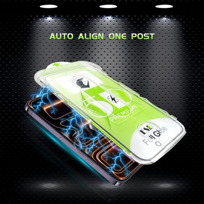 10 unidades de película de vidrio templado HD curva 5D de fácil instalación para cajas a prueba de polvo, For iPhone 17e / 16e / 14 / 13 Pro, For iPhone 17 Pro Max, For iPhone 17 Pro, For iPhone 17 / 16 Pro, For iPhone Air, For iPhone 16 Pro Max       ...