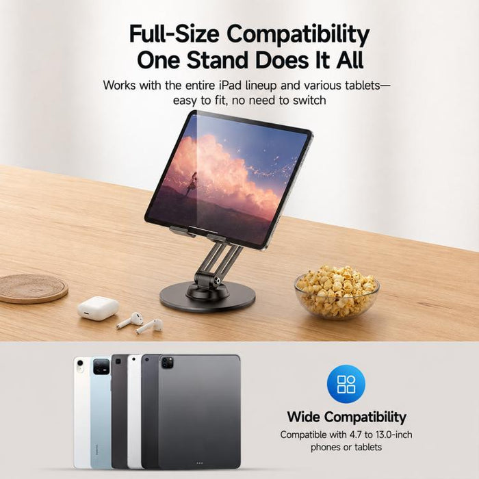 Soporte plegable de escritorio para tablet y teléfono Yesido C302 con rotación de 360 grados y 3 ejes., C302