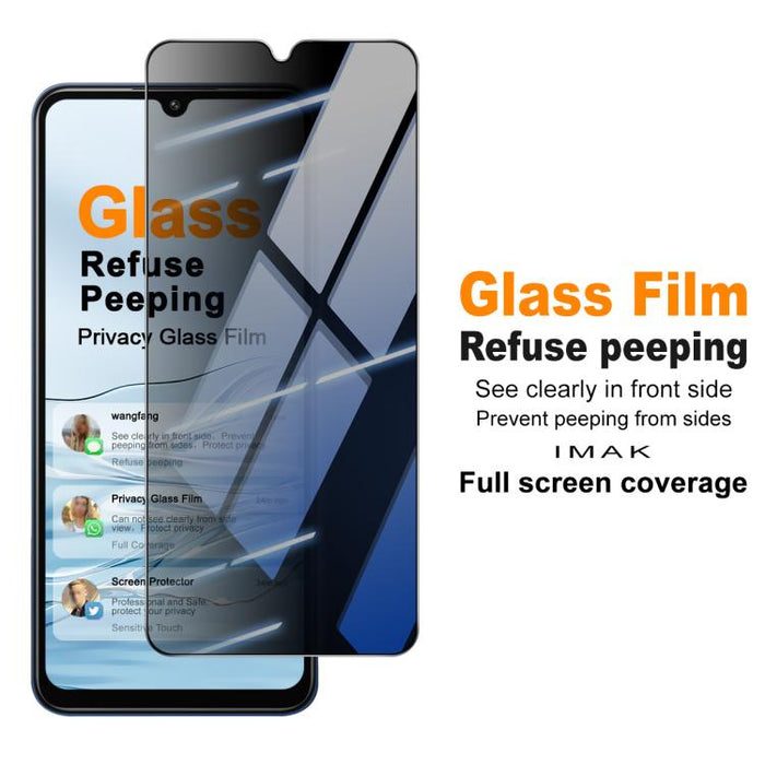 Película protectora de pantalla completa de cristal templado con privacidad imak HD, For Redmi A7 Pro 171mm / Poco C85x 5G, For Redmi 15a 5G, For Redmi 15C 4G Global 171mm / Poco C85 4G