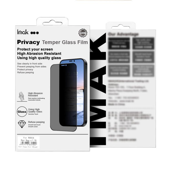 Película protectora de pantalla completa de cristal templado con privacidad imak HD, For Redmi A7 Pro 171mm / Poco C85x 5G, For Redmi 15a 5G, For Redmi 15C 4G Global 171mm / Poco C85 4G