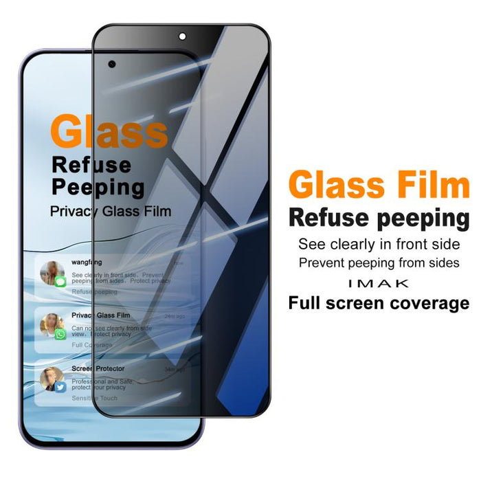 Película protectora de pantalla completa de cristal templado con privacidad imak HD, For Redmi A7 Pro 171mm / Poco C85x 5G, For Redmi 15a 5G, For Redmi 15C 4G Global 171mm / Poco C85 4G