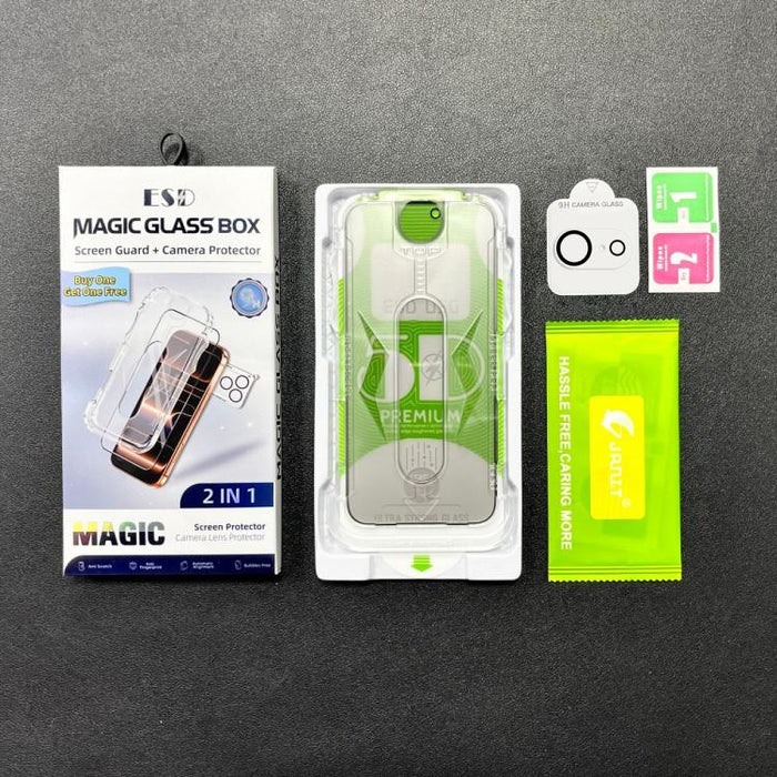 10 láminas de vidrio templado curvas 5D de fácil instalación, a prueba de polvo, con protección de borde a borde y lente., For iPhone 17e / 16e, For iPhone 17 Pro Max, For iPhone 17 Pro, For iPhone 17, For iPhone Air, For iPhone 16 Pro Max             ...