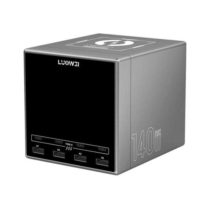 Estación de carga inalámbrica LUOWEI LW-U1 Raptor de 140 W con 8 puertos USB y tipo C., US Plug, EU Plug