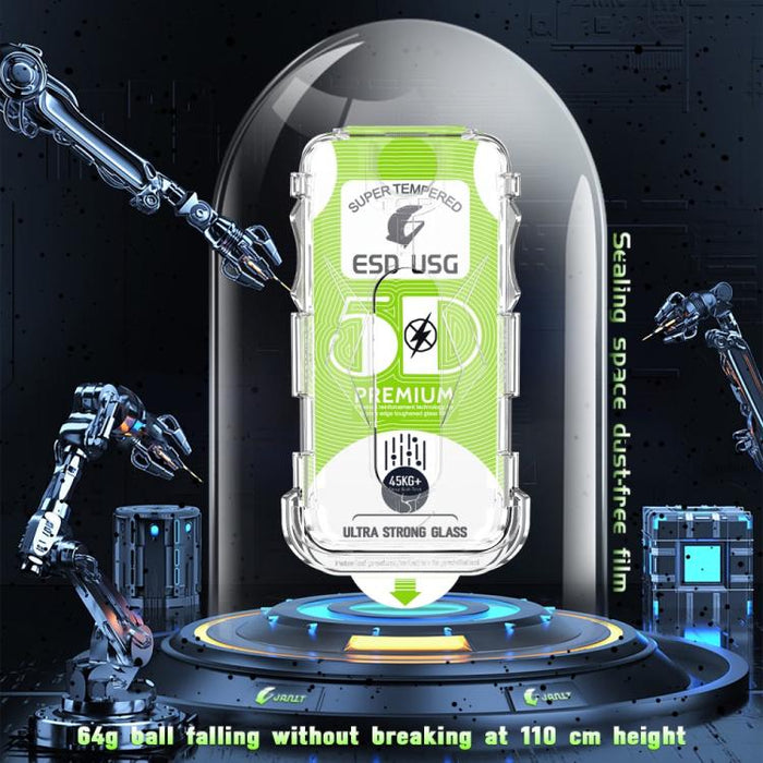 10 unidades de película de vidrio templado HD curva 5D de fácil instalación para cajas a prueba de polvo, de borde a borde., For iPhone 17e / 16e / 14 / 13 Pro, For iPhone 17 Pro Max, For iPhone 17 Pro, For iPhone 17 / 16 Pro, For iPhone Air           ...