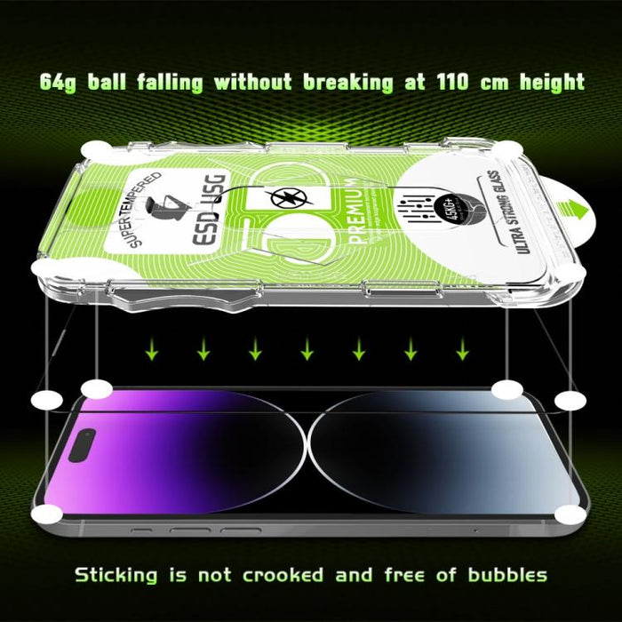 10 unidades de película de vidrio templado HD curva 5D de fácil instalación para cajas a prueba de polvo, de borde a borde., For iPhone 17e / 16e / 14 / 13 Pro, For iPhone 17 Pro Max, For iPhone 17 Pro, For iPhone 17 / 16 Pro, For iPhone Air           ...