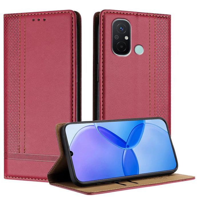 Funda para teléfono de cuero vegano resistente a los arañazos con diseño de costuras, For Redmi K60 Ultra, For Redmi K70, For Redmi 12 4G, For Redmi Note 12S, For Redmi Note 12 4G Global, For Redmi Note 12 Turbo, For Redmi Note 12 Pro+ Global          ...