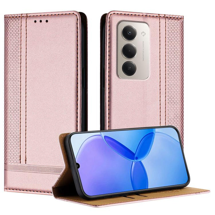 Funda para teléfono de cuero vegano resistente a los arañazos con diseño de costuras, For Redmi 15 5G Global/15 4G SEA 169.5mm, For Redmi 15 5G / 4G EU 171mm, For Redmi 15C 5G / 4G Global 171, For Redmi A5 4G 173.3mm, For Redmi A5 4G 171.7mm / Poco C71...