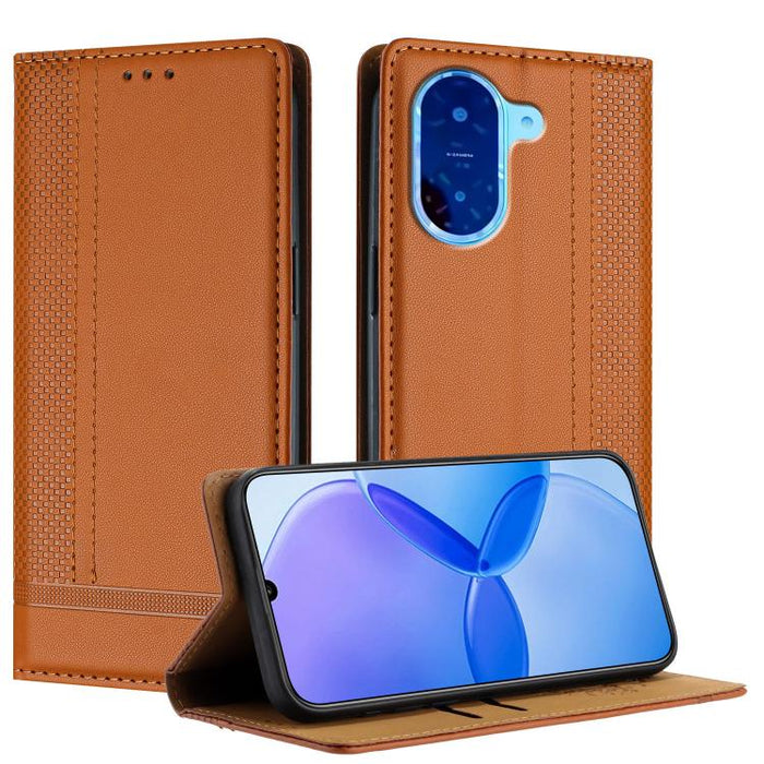 Funda para teléfono de cuero vegano resistente a los arañazos con diseño de costuras, For Redmi 15 5G Global/15 4G SEA 169.5mm, For Redmi 15 5G / 4G EU 171mm, For Redmi 15C 5G / 4G Global 171, For Redmi A5 4G 173.3mm, For Redmi A5 4G 171.7mm / Poco C71...