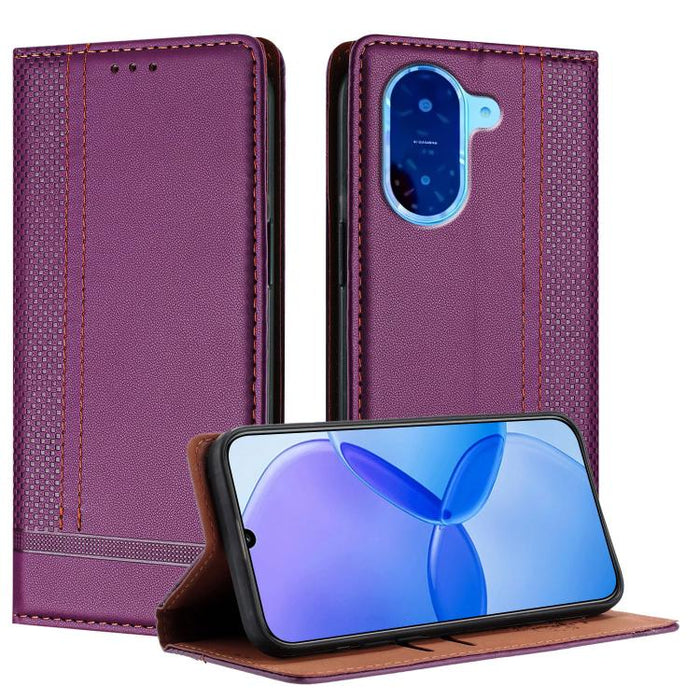Funda para teléfono de cuero vegano resistente a los arañazos con diseño de costuras, For Redmi 15 5G Global/15 4G SEA 169.5mm, For Redmi 15 5G / 4G EU 171mm, For Redmi 15C 5G / 4G Global 171, For Redmi A5 4G 173.3mm, For Redmi A5 4G 171.7mm / Poco C71...