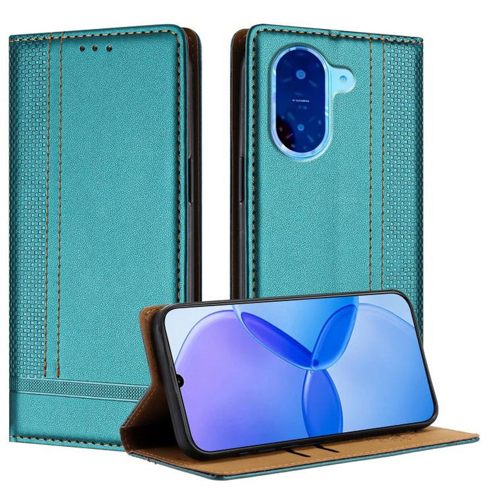 Funda para teléfono de cuero vegano resistente a los arañazos con diseño de costuras, For Redmi 15 5G Global/15 4G SEA 169.5mm, For Redmi 15 5G / 4G EU 171mm, For Redmi 15C 5G / 4G Global 171, For Redmi A5 4G 173.3mm, For Redmi A5 4G 171.7mm / Poco C71...