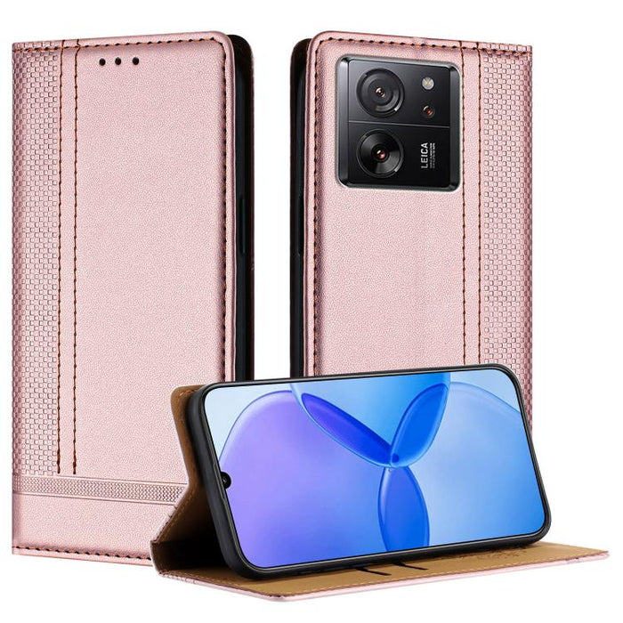Funda para teléfono de cuero vegano resistente a los arañazos con diseño de costuras, For Redmi K60 Ultra, For Redmi K70, For Redmi 12 4G, For Redmi Note 12S, For Redmi Note 12 4G Global, For Redmi Note 12 Turbo, For Redmi Note 12 Pro+ Global          ...