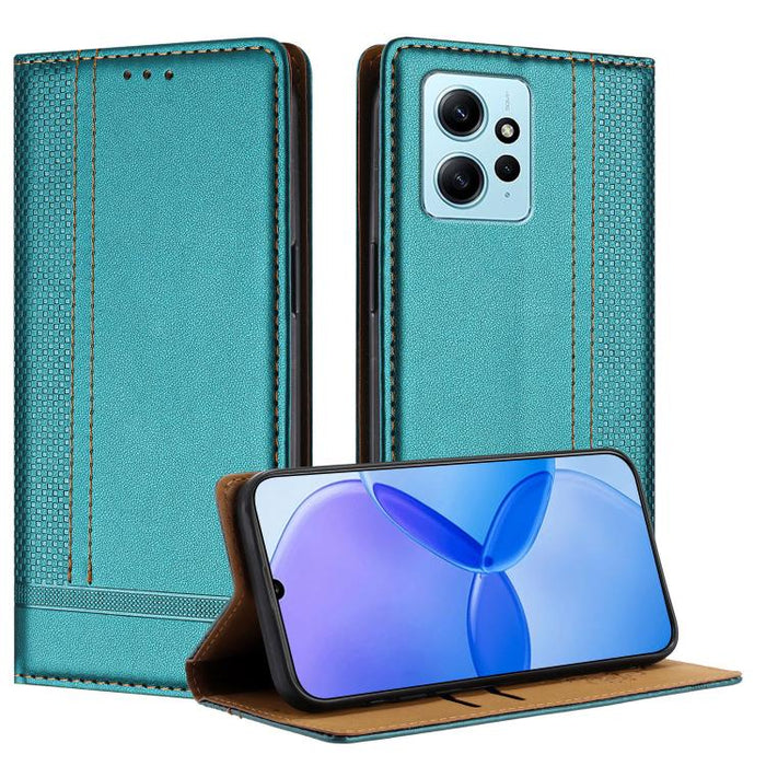 Funda para teléfono de cuero vegano resistente a los arañazos con diseño de costuras, For Redmi K60 Ultra, For Redmi K70, For Redmi 12 4G, For Redmi Note 12S, For Redmi Note 12 4G Global, For Redmi Note 12 Turbo, For Redmi Note 12 Pro+ Global          ...