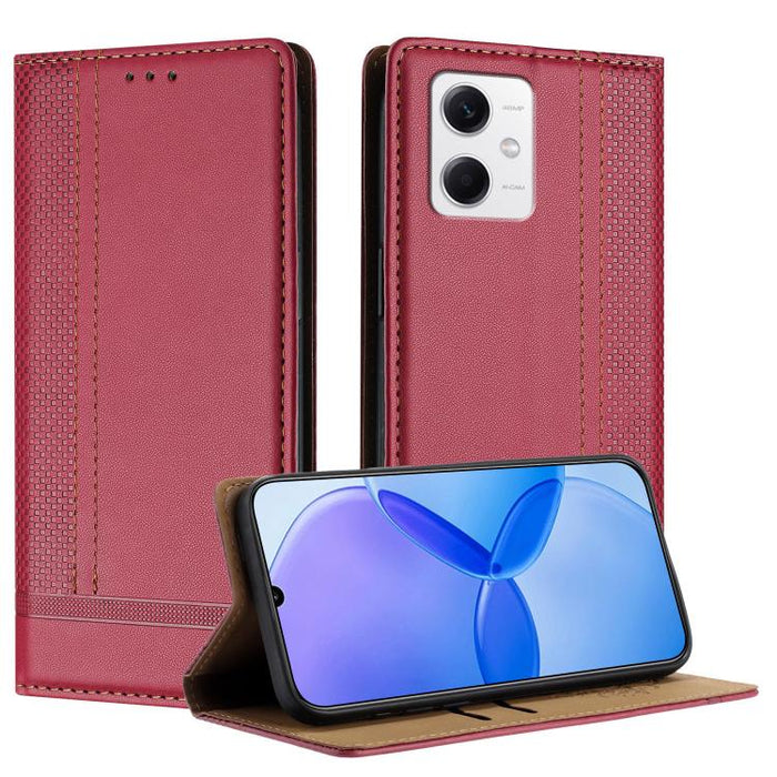 Funda para teléfono de cuero vegano resistente a los arañazos con diseño de costuras, For Redmi K60 Ultra, For Redmi K70, For Redmi 12 4G, For Redmi Note 12S, For Redmi Note 12 4G Global, For Redmi Note 12 Turbo, For Redmi Note 12 Pro+ Global          ...