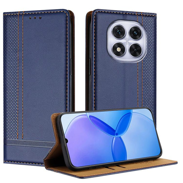 Funda para teléfono de cuero vegano resistente a los arañazos con diseño de costuras, For Redmi Note 14 Pro 5G, For Redmi 14C 4G, For Redmi 13 4G, For Redmi Turbo 3, For Redmi A3, For Redmi Note 13 Pro 4G, For Redmi Note 13 4G, For Redmi K70E          ...