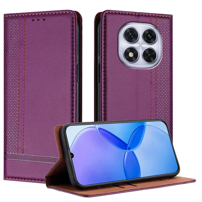 Funda para teléfono de cuero vegano resistente a los arañazos con diseño de costuras, For Redmi Note 14 Pro 5G, For Redmi 14C 4G, For Redmi 13 4G, For Redmi Turbo 3, For Redmi A3, For Redmi Note 13 Pro 4G, For Redmi Note 13 4G, For Redmi K70E          ...