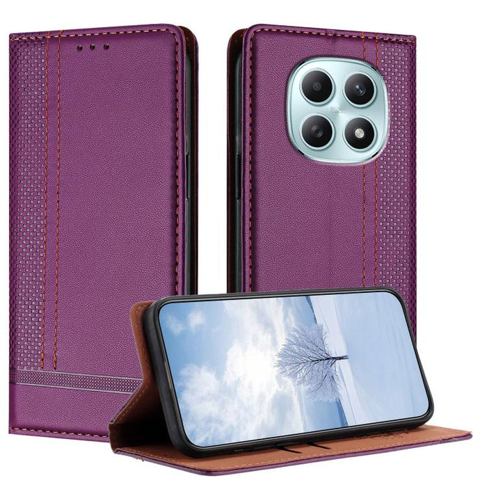 Funda para teléfono de cuero vegano resistente a los arañazos con diseño de costuras, For Redmi K90 Max 5G, For Redmi 15a 5G, For Redmi A7 Pro 4G 171mm, For Redmi Turbo 5 Max 5G, For Redmi Turbo 5 5G / Poco X8 Pro 5G                                    ...