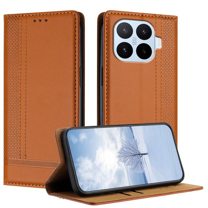 Funda para teléfono de cuero vegano resistente a los arañazos con diseño de costuras, For Xiaomi 17 Max 5G, For Xiaomi 17T Pro 5G, For Xiaomi 17T 5G, For Xiaomi Poco X8 Pro Max 5G, For Xiaomi Poco M8 Pro 5G, For Xiaomi Poco M8 5G, For Xiaomi 17 Ultra  ...