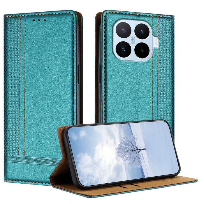 Funda para teléfono de cuero vegano resistente a los arañazos con diseño de costuras, For Xiaomi 17 Max 5G, For Xiaomi 17T Pro 5G, For Xiaomi 17T 5G, For Xiaomi Poco X8 Pro Max 5G, For Xiaomi Poco M8 Pro 5G, For Xiaomi Poco M8 5G, For Xiaomi 17 Ultra  ...
