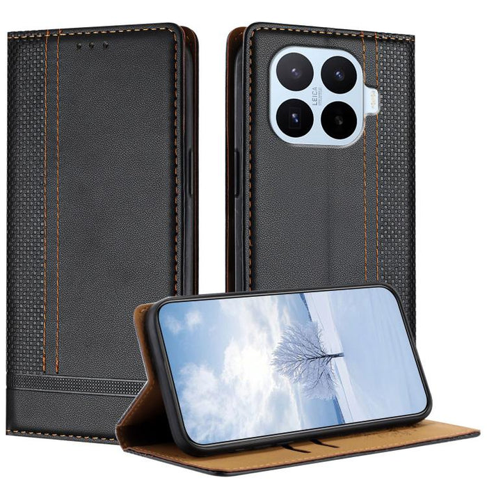 Funda para teléfono de cuero vegano resistente a los arañazos con diseño de costuras, For Xiaomi 17 Max 5G, For Xiaomi 17T Pro 5G, For Xiaomi 17T 5G, For Xiaomi Poco X8 Pro Max 5G, For Xiaomi Poco M8 Pro 5G, For Xiaomi Poco M8 5G, For Xiaomi 17 Ultra  ...