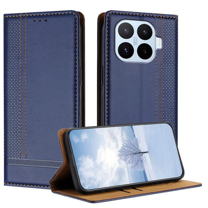Funda para teléfono de cuero vegano resistente a los arañazos con diseño de costuras, For Xiaomi 17 Max 5G, For Xiaomi 17T Pro 5G, For Xiaomi 17T 5G, For Xiaomi Poco X8 Pro Max 5G, For Xiaomi Poco M8 Pro 5G, For Xiaomi Poco M8 5G, For Xiaomi 17 Ultra  ...